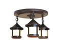 Berkeley Short Body 3 Light Ceiling Mount BCM-6S/3