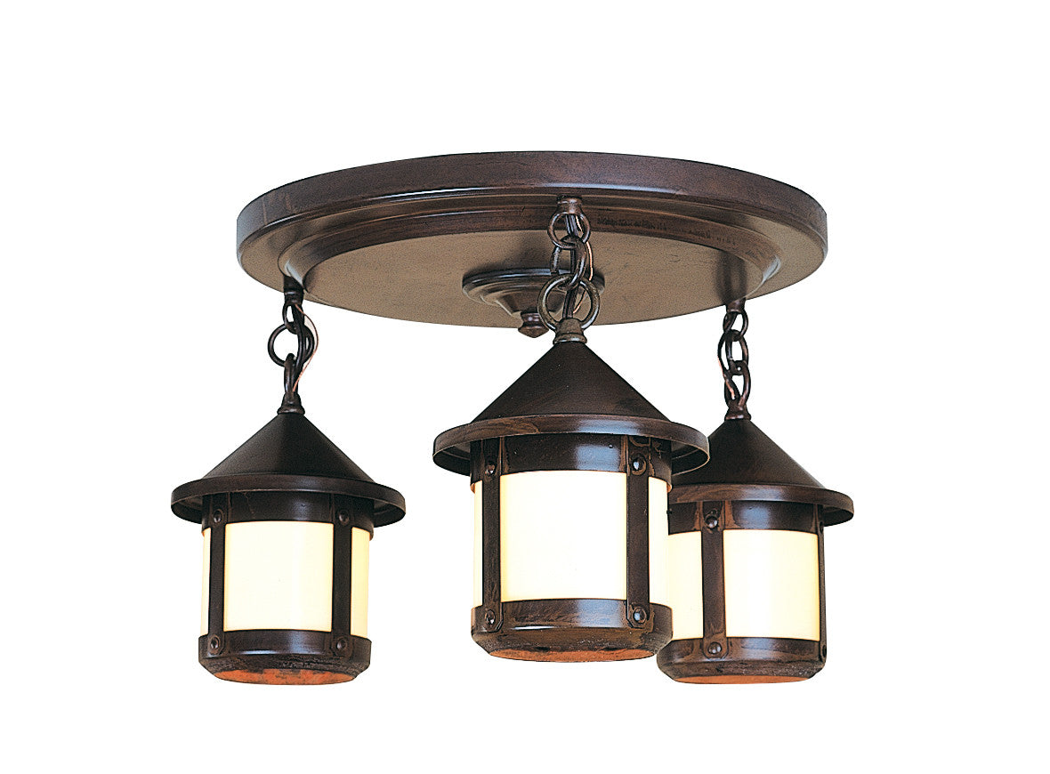 Berkeley Short Body 3 Light Ceiling Mount BCM-6S/3