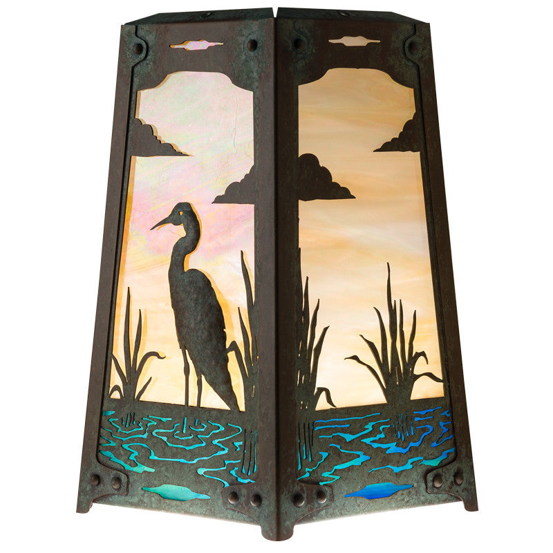 Baldwin Blue Heron Hook Arm Floor Lamp