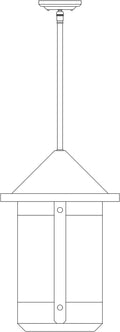 Berkeley Tall-Long Body Stem Hung Pendant BSH-14TL