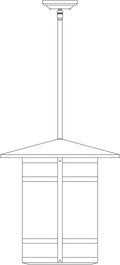 Berkeley Long Body Stem Hung Pendant BSH-17L