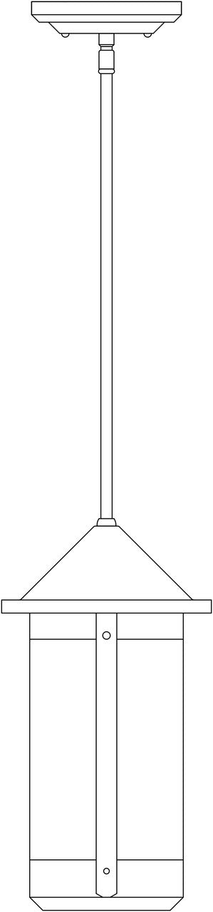 Berkeley Long Body Stem Hung Pendant