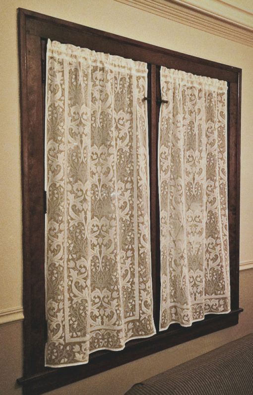 Bellflower Lace Curtain Panel