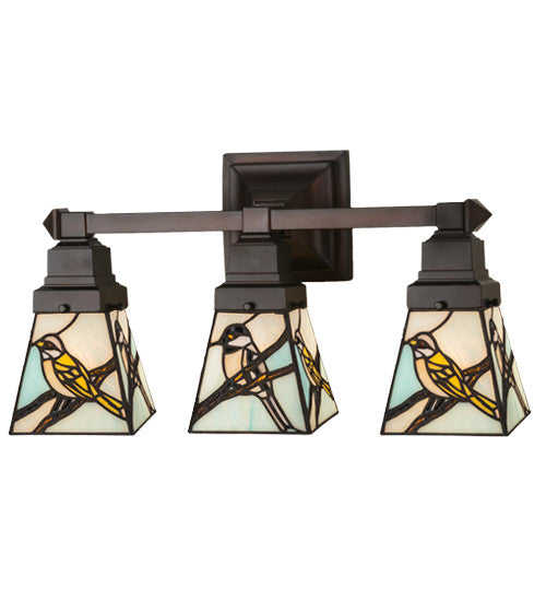 20"W Backyard Friends 3 LT Vanity Light