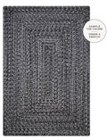 Black Outdoor Rect rug