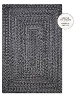 Black Outdoor Rect rug
