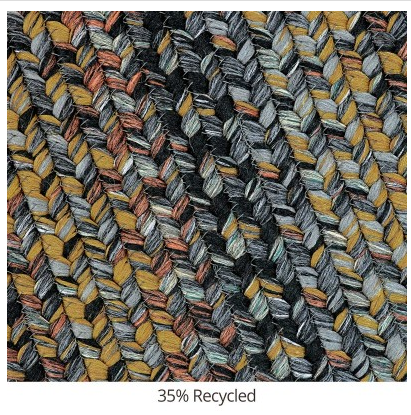 Black Forest  Outdoor Braided Rug