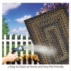 Black Forest  Outdoor Braided Rug
