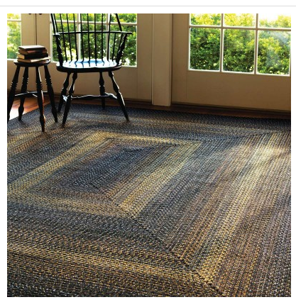 Black Forest  Outdoor Braided Rug