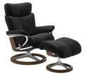 Stressless Magic Signature Base Chair and Ottoman