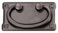 T02 Black Mission Drawer Pull