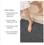 Black Outdoor Braided Rug