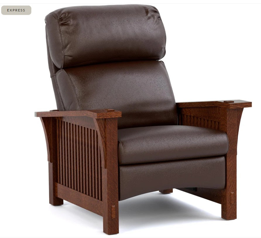 Stickley Spindle Morris Manual Bustle Back Promo Recliner Chair