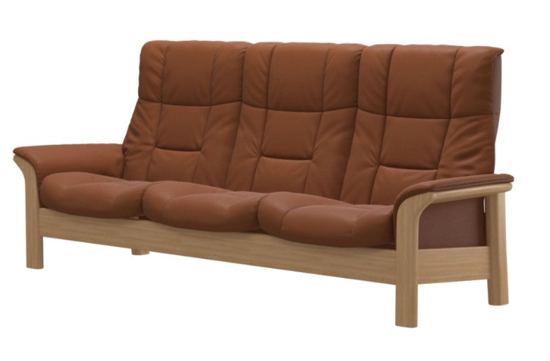 Buckingham 3-Seat High Back Sofa by Stressless