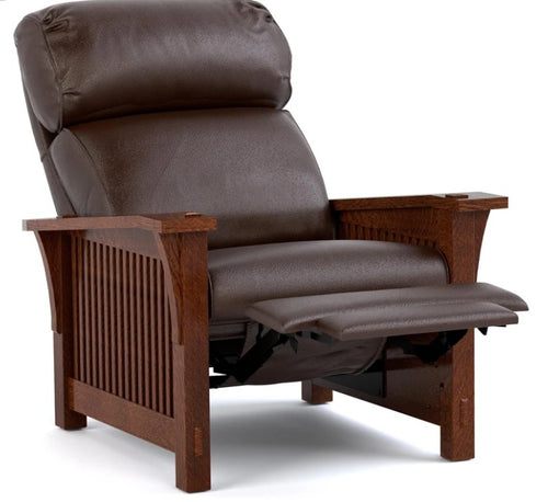 Stickley Spindle Morris Manual Bustle Back Promo Recliner Chair