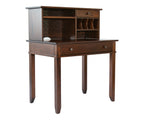 36"W Craftsman Computer Desk with Hutch