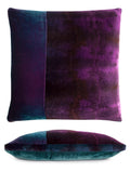Shark Color Block Velvet 22" Sq. Pillow by Kevin O'Brien Studio