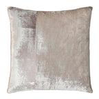Pearl Color Block Velvet 22" Sq. Pillow by Kevin O'Brien Studio