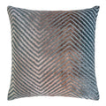 Chevron Velvet Pillow By Kevin O'Brien Studio