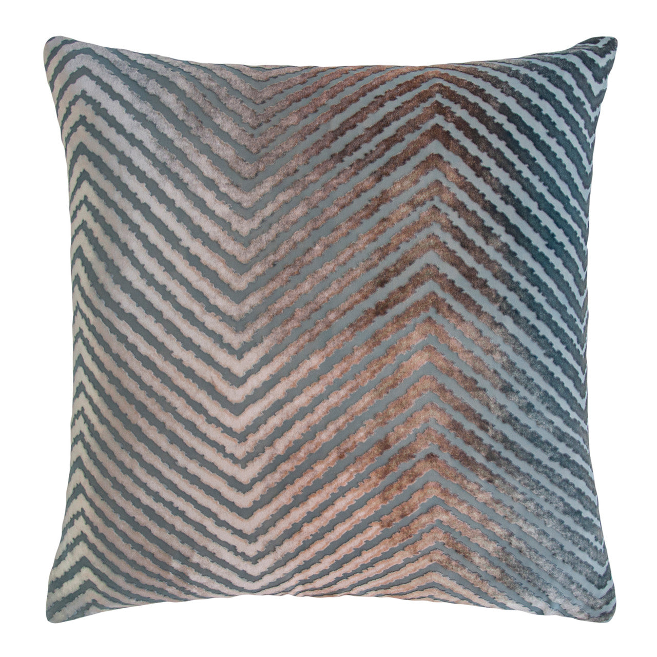 Chevron Velvet Pillow By Kevin O'Brien Studio