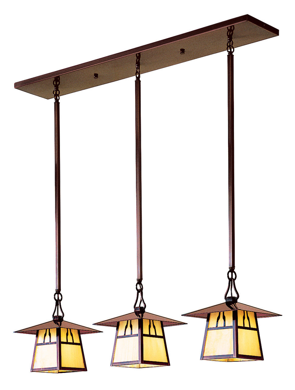 Carmel 3 Light In-Line Chandelier CICH-8/3