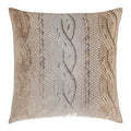 Cable Knit Velvet Pillow By Kevin O'Brien Studio