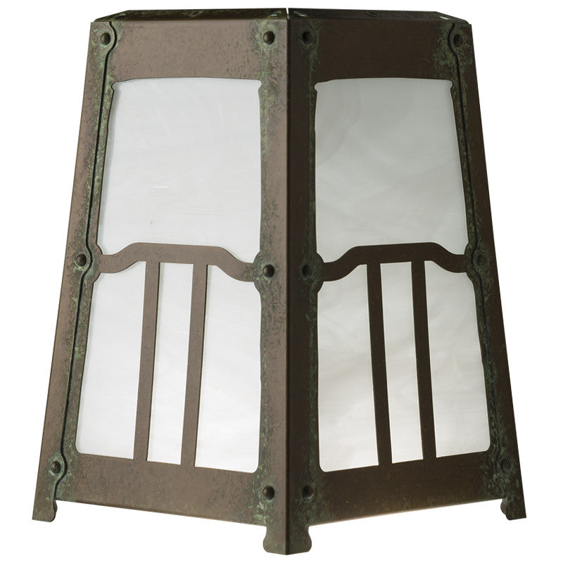 Poplar Glen Fixed Arm Sconce 10.75" Roof 644-8