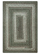 Cedar Ridge Green Outdoor Braided Rug