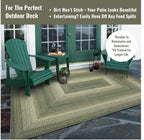 Cedar Ridge Green Outdoor Braided Rug