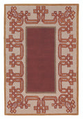 Chinese Lantern Burgundy Rug