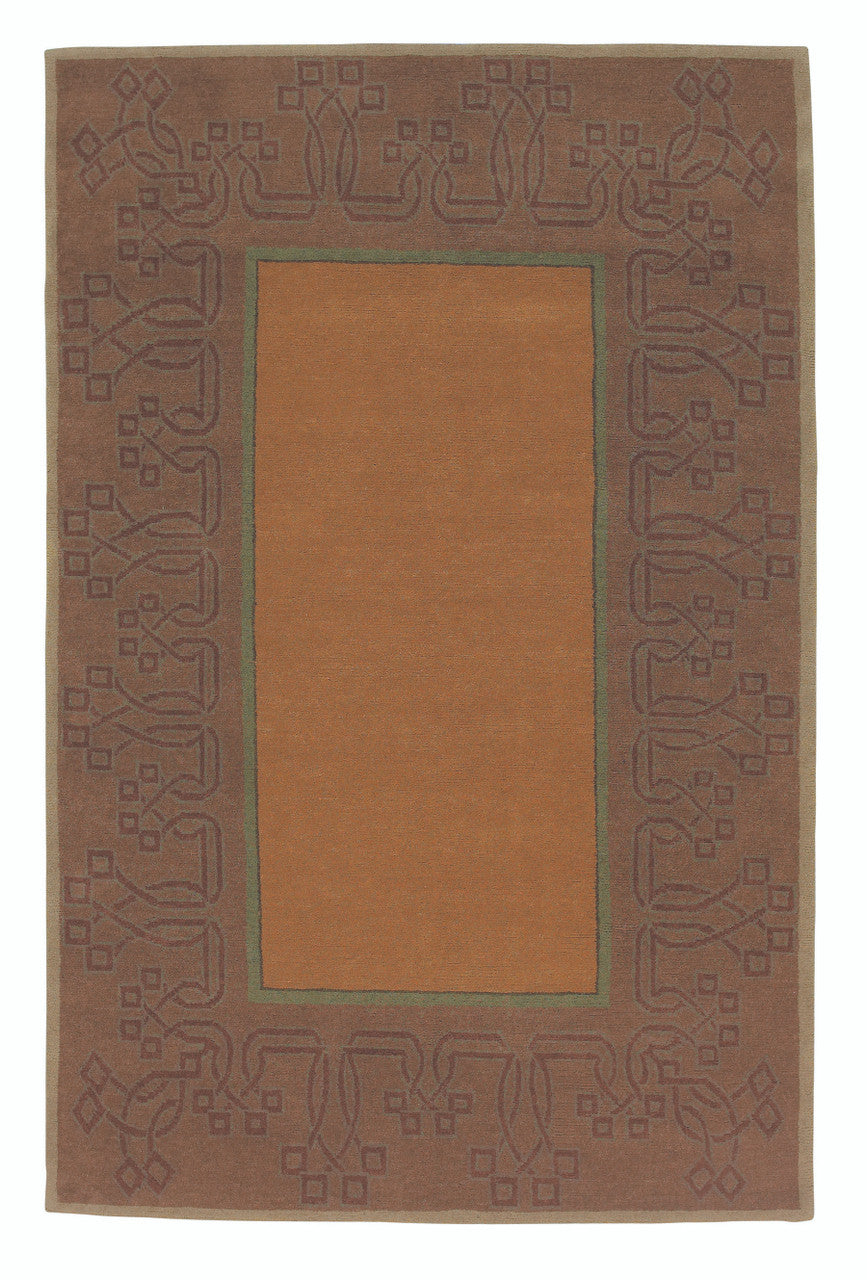 Chinese Lantern Mocha Rug