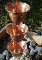 Copper Bells Rain Chain