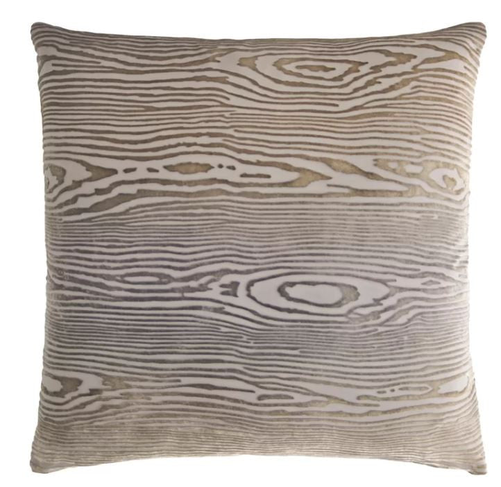 Woodgrain Velvet Pillow By Kevin O'Brien Studio