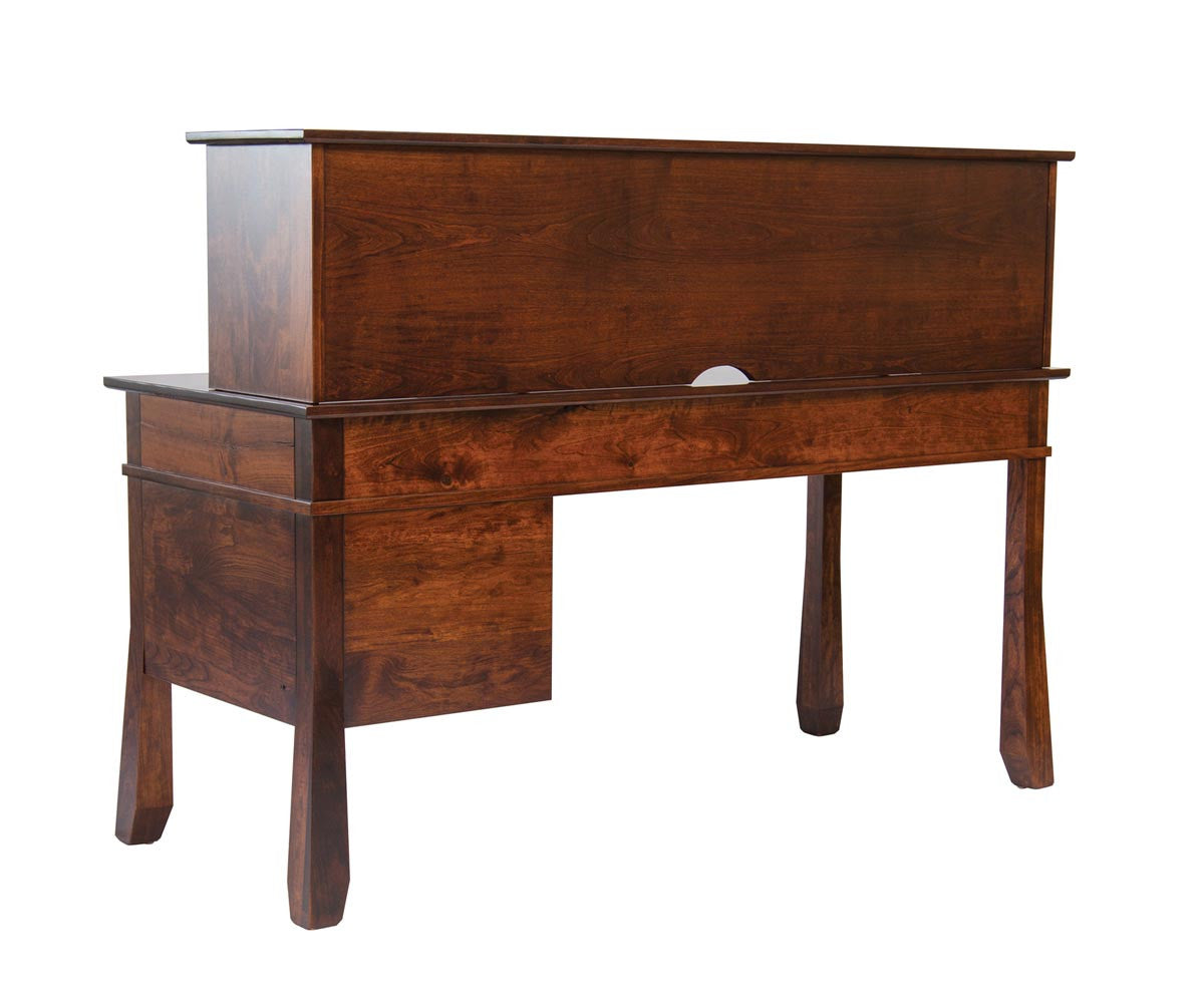 47"W Craftsman Computer Desk with Hutch