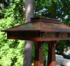 Prairie Craftsman Double Pedestal Table Lamp