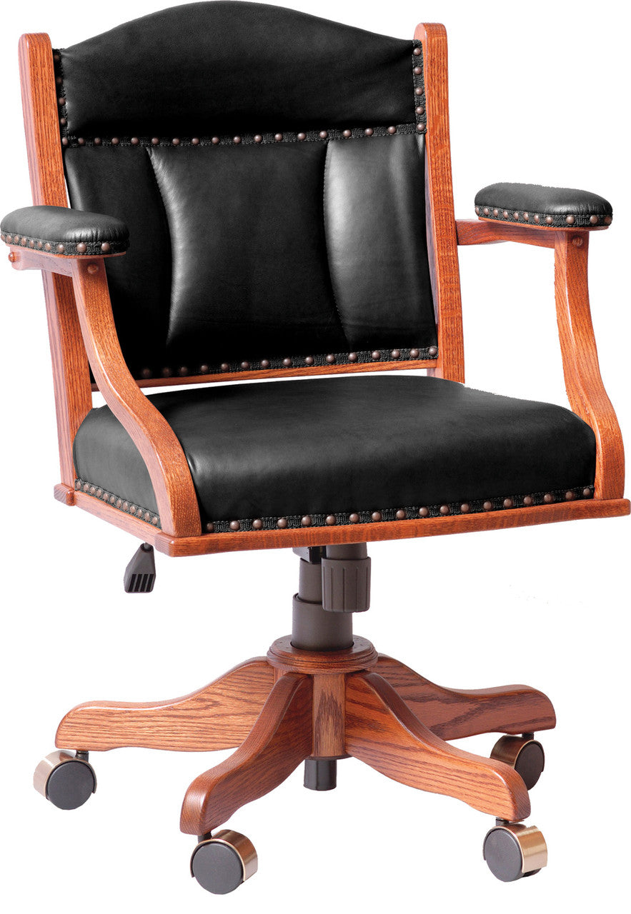 Low Back Desk Chair with Gas Lift DCL-BER-56