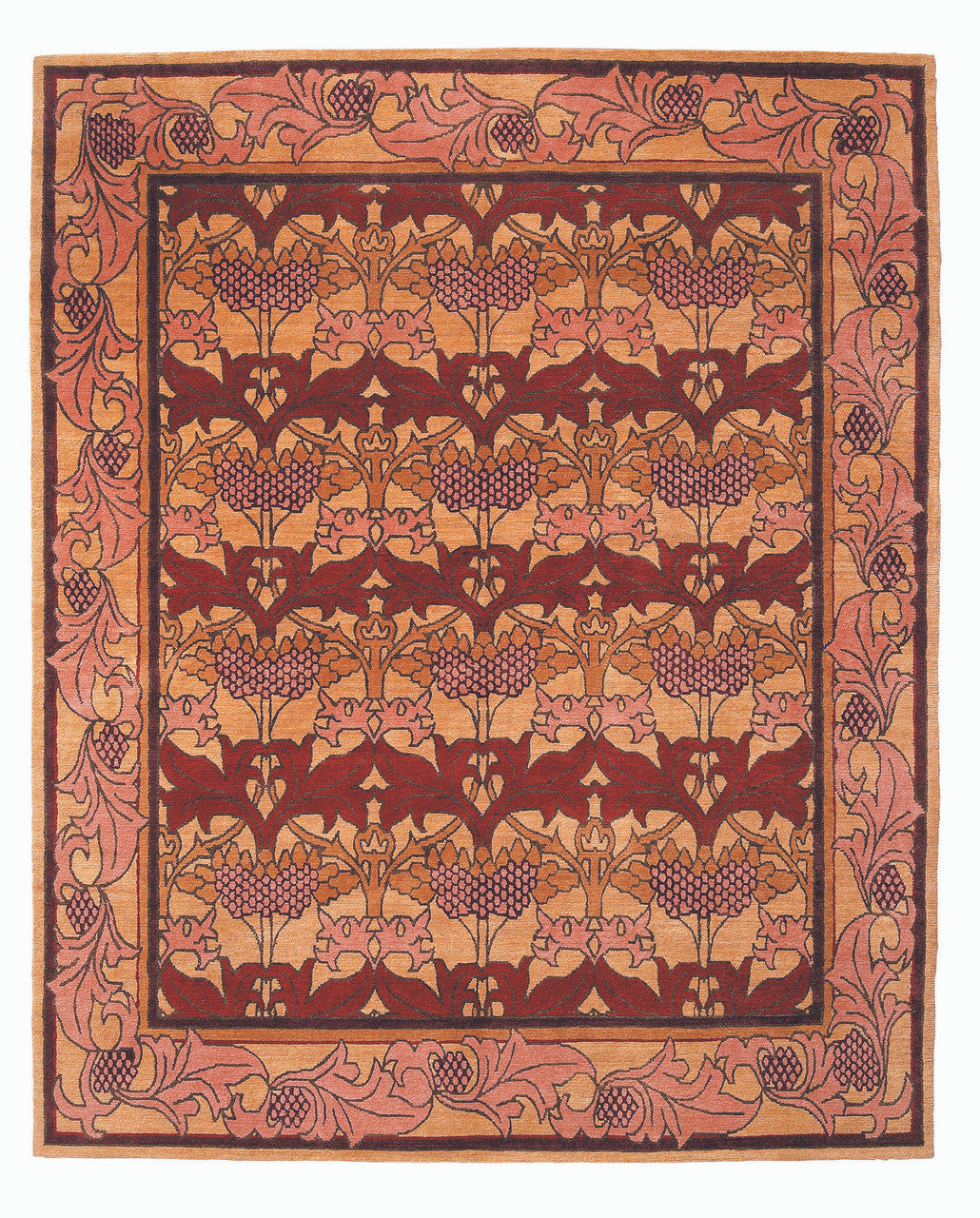 Craftsman Donegal Kilcar Cranberry Rug