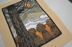 Closeup Harvest Moon Print by Kathleen West