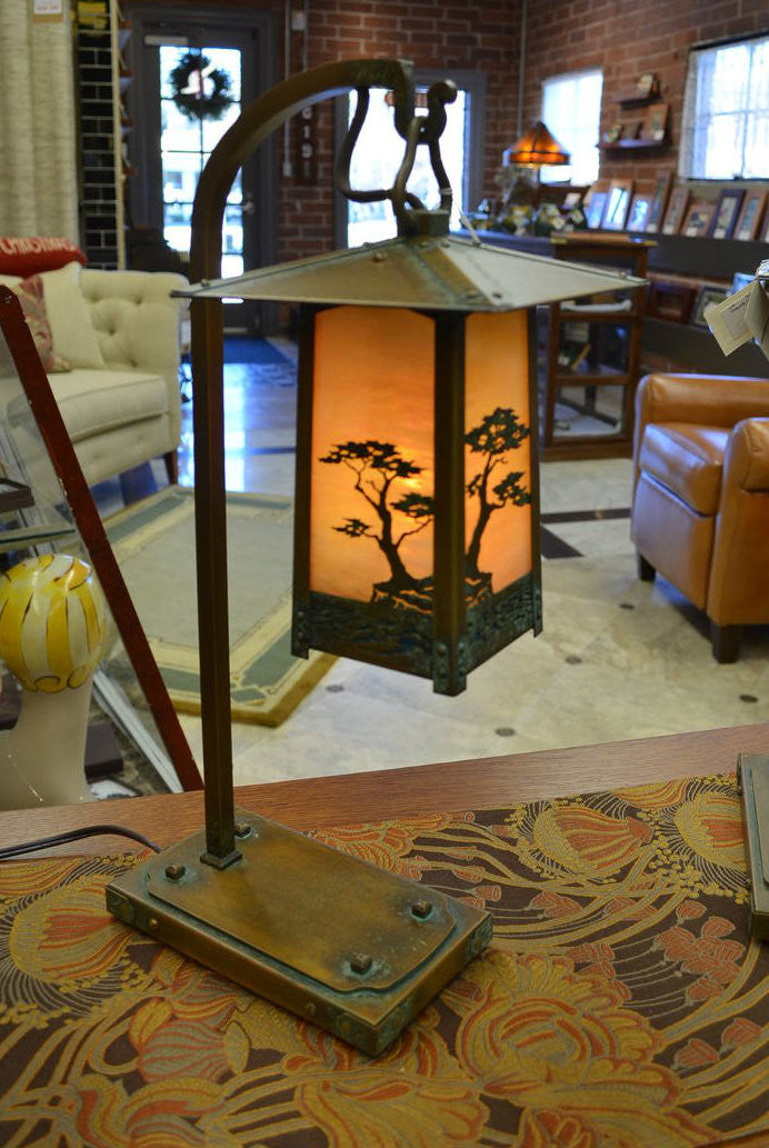 Cobblestone Monterey Cypress Table Lamp