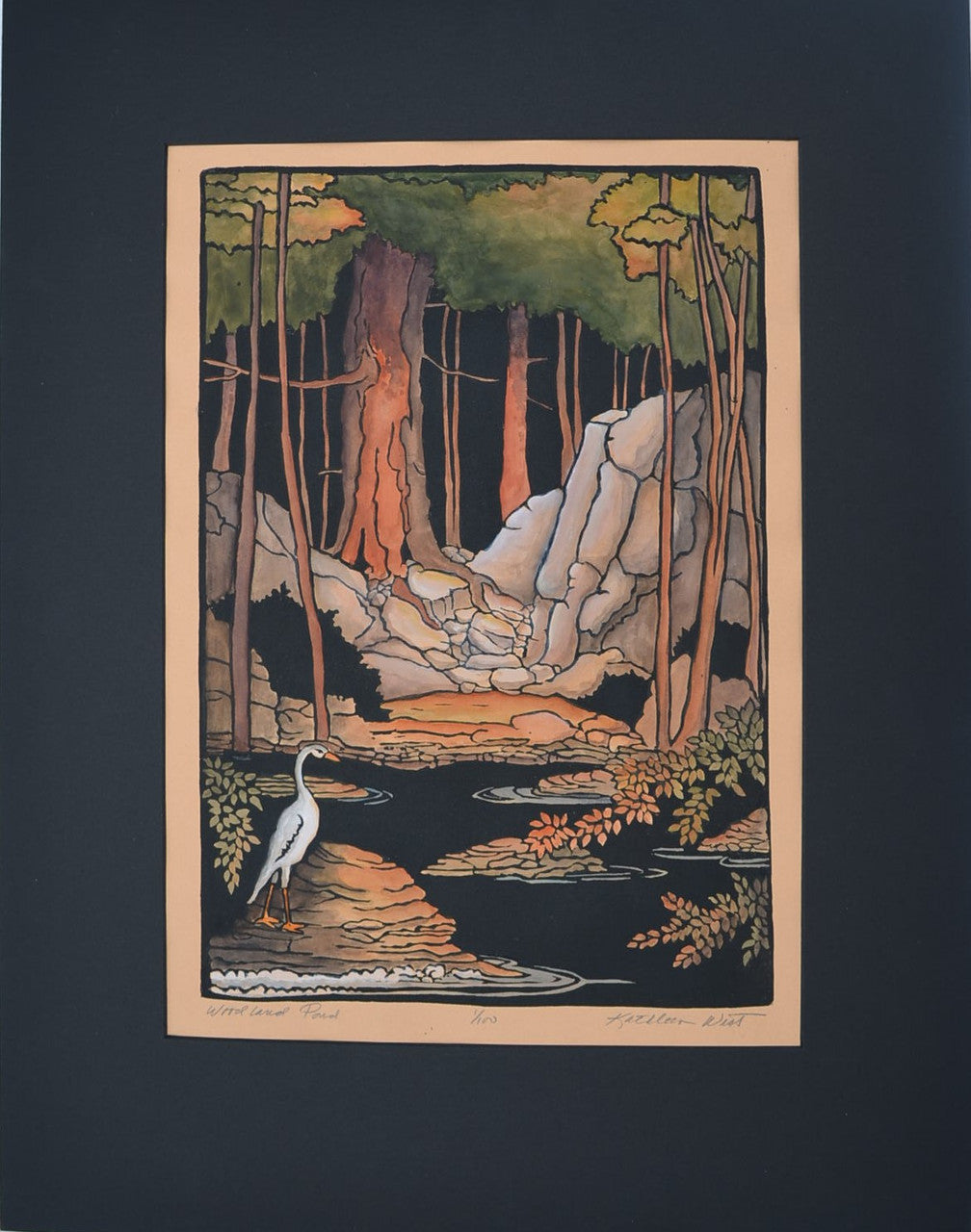 Woodland Pond Print
