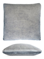 Seaglass Double Tuxedo Pillow with Velvet Stripes