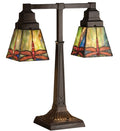 19.5"H Prairie Dragonfly 2 Arm Desk Lamp 48203-M