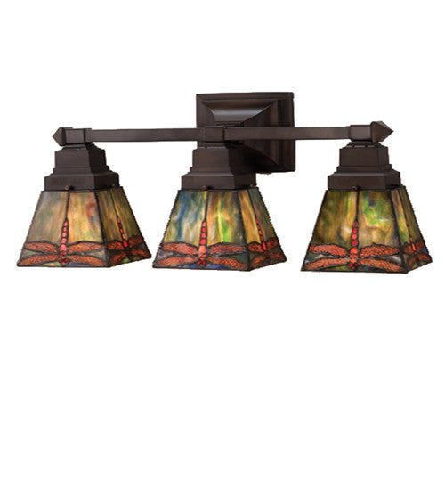 20"W Prairie Dragonfly 3 LT Vanity Light