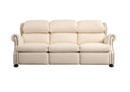 Beige sofa on a white background