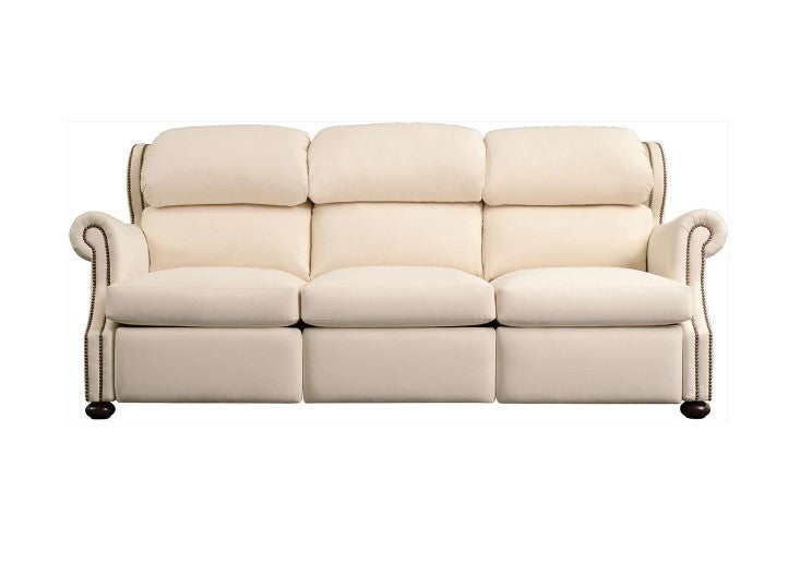 Beige sofa on a white background