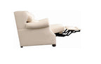Beige recliner chair on a white background
