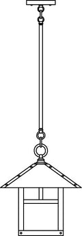 Evergreen Stem Hung Pendant ESH-12