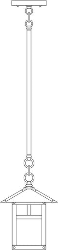 Evergreen Stem Hung Pendant ESH-7