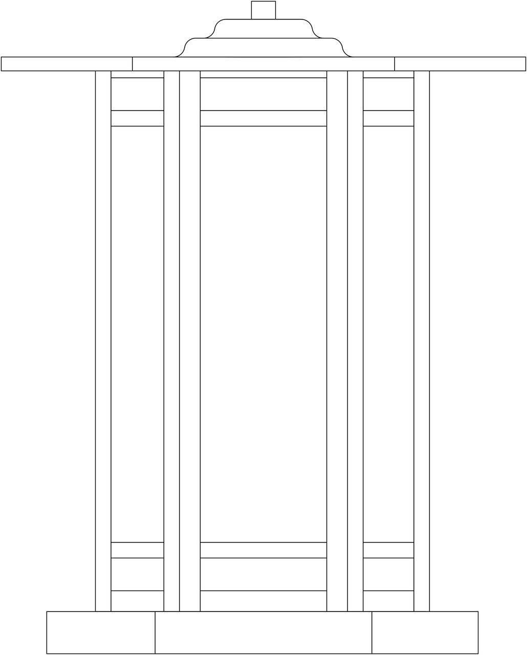 Etoile Column Mount ETC-11