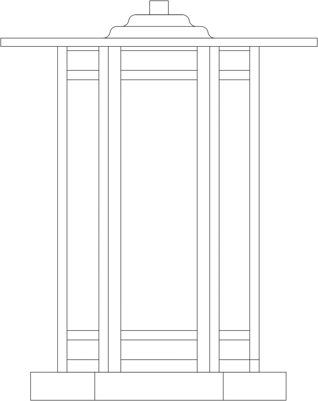 Etoile Column Mount ETC-9